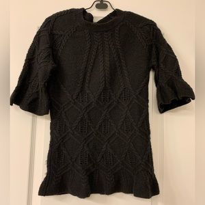 SOLD….Moda international ruffle sweater